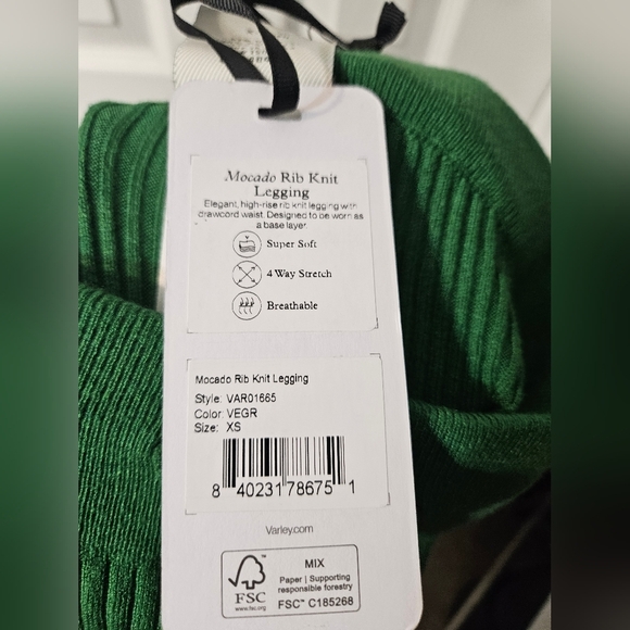 NWT VarleyVarley Mocado Rib Knit Legging - Picture 7 of 8